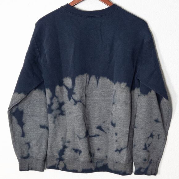 AC/DC Plug Me In Bleach Dye Sweatshirt Women’s Small Cropped Grunge - Picture 2 of 7